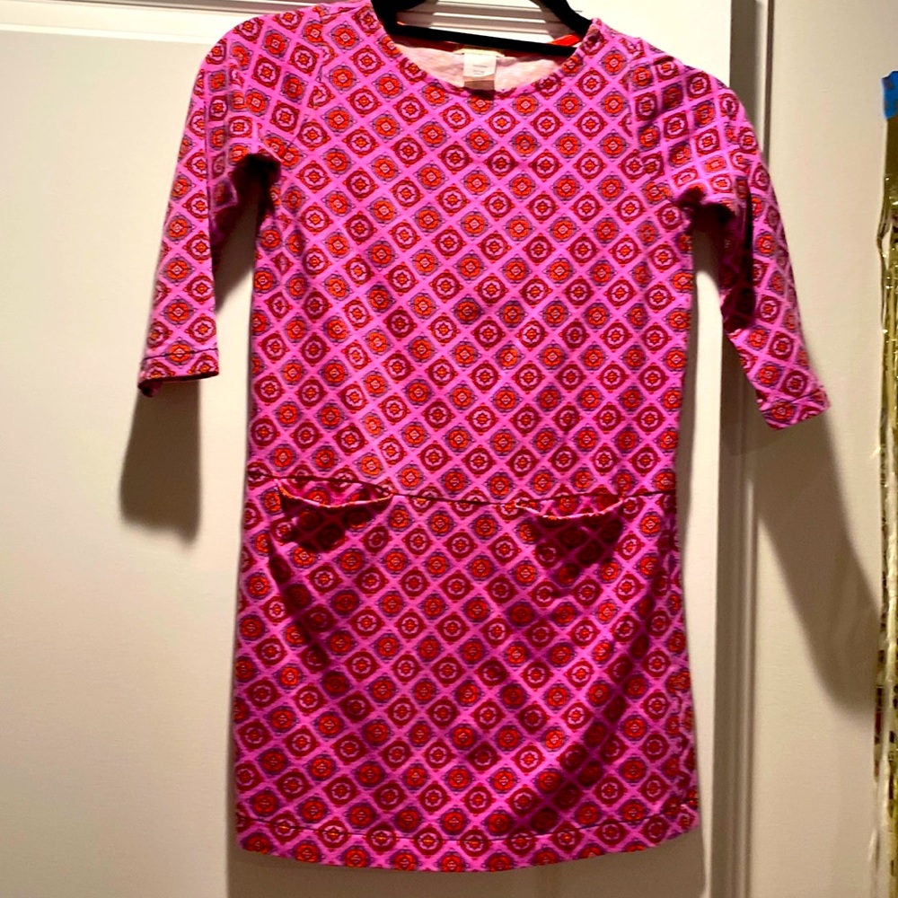 J.Crew quarter sleeve dress with 2 pockets.